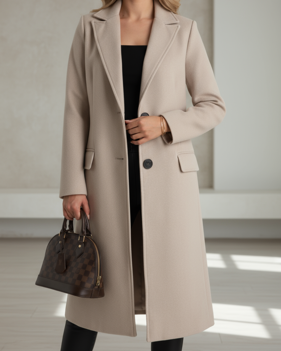 Ilaria | Élégant manteau long