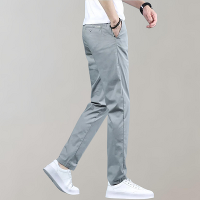 Villum - Pantalon chino extensible à la taille